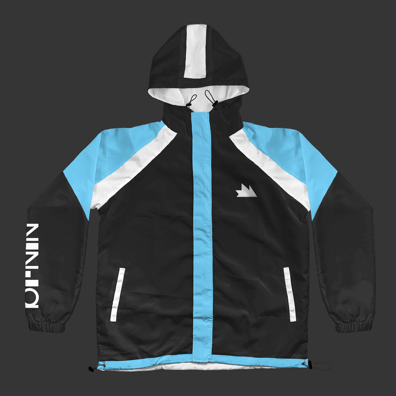 Color Block Blue Windbreaker