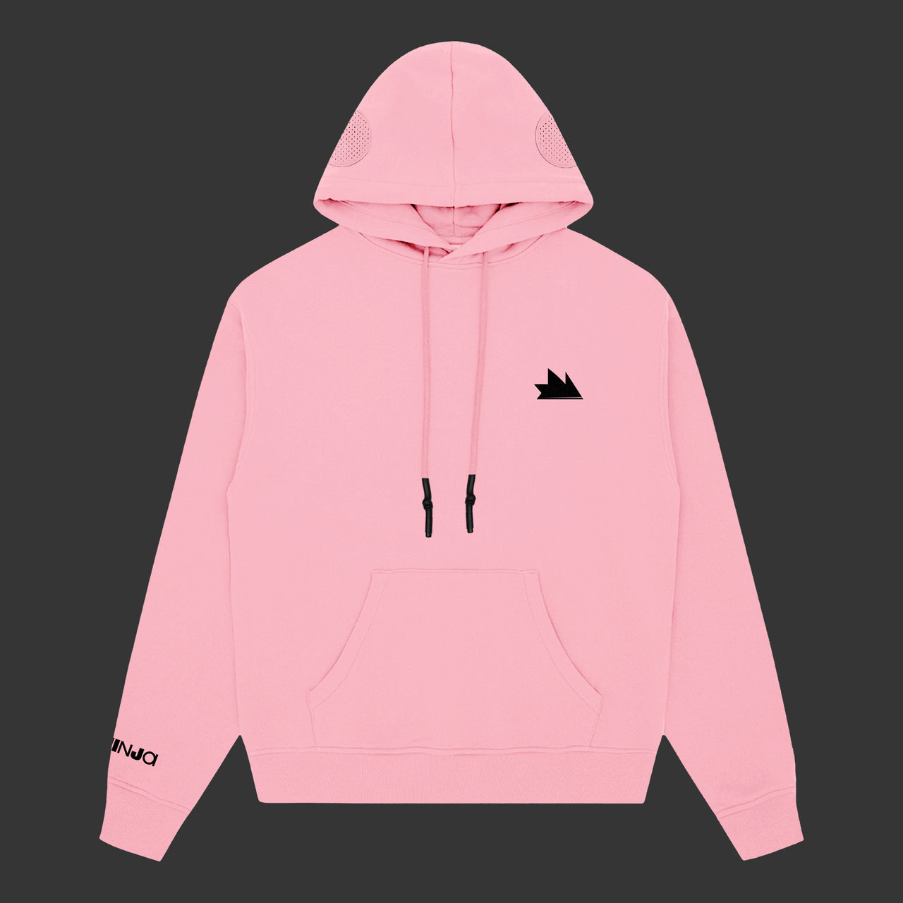 Lightweight Ninja Gamer Hoodie Pink